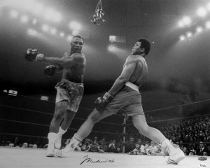 Muhammad Ali vs. Joe Frazier in Fight of the Century, Madison Square Garden in New York City, New York, 1971[1]