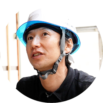 写真:サイディング工事 吉田社長