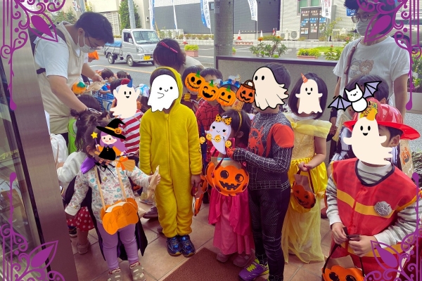 写真：☆ハロウィン☆園児たちが遊びに来てくれました！