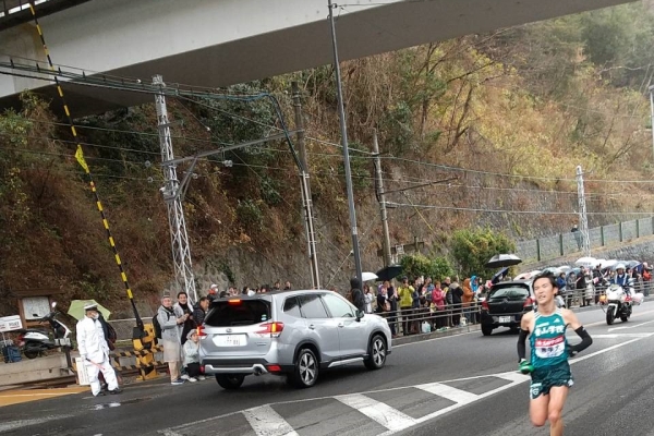 写真：お正月は駅伝！